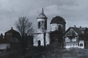 Казанская церковь. д.Поречье, 1970е годы.